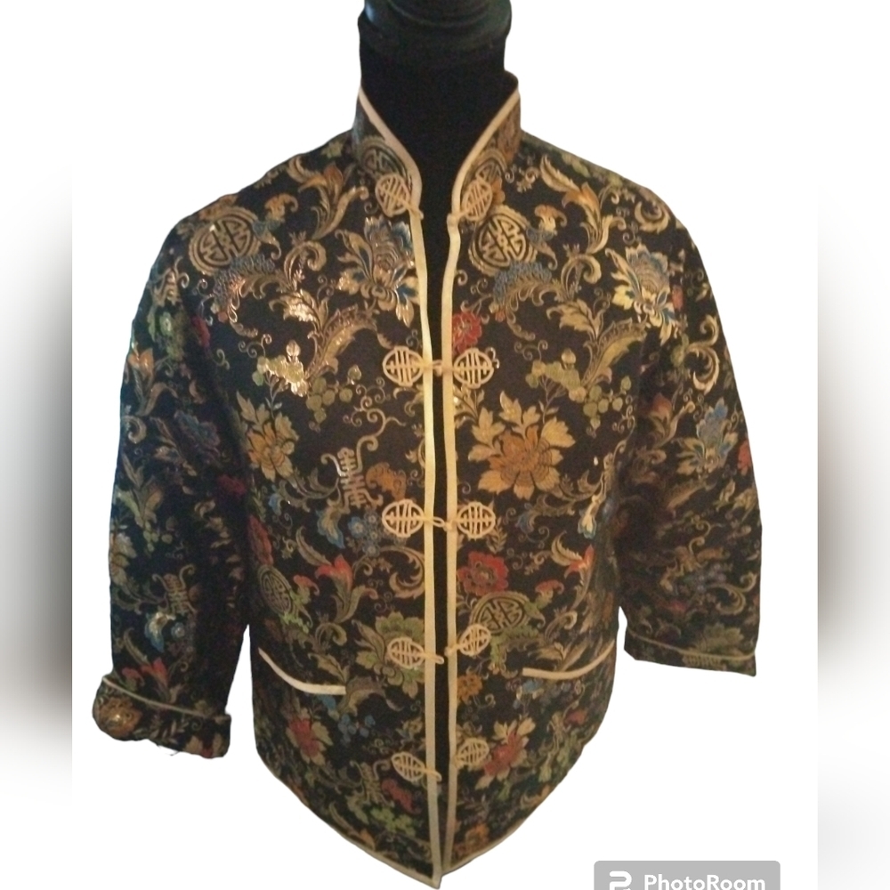 Asian style quilted jacket‎ L